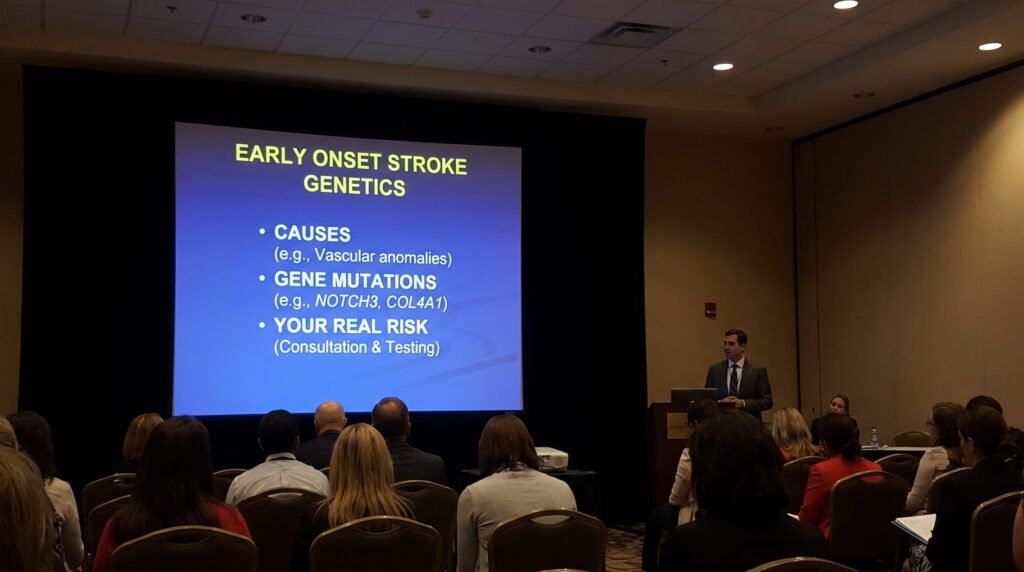 Early onset stroke genetics