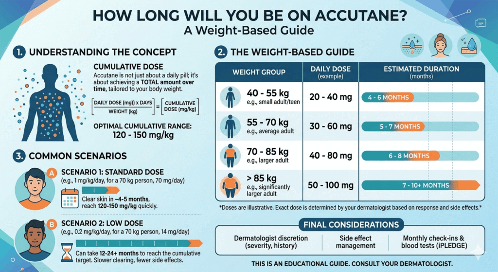 How Long Will You Be on Accutane