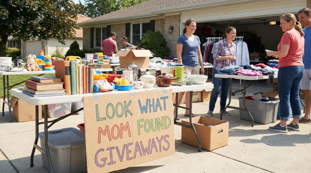 look what mom found give aways