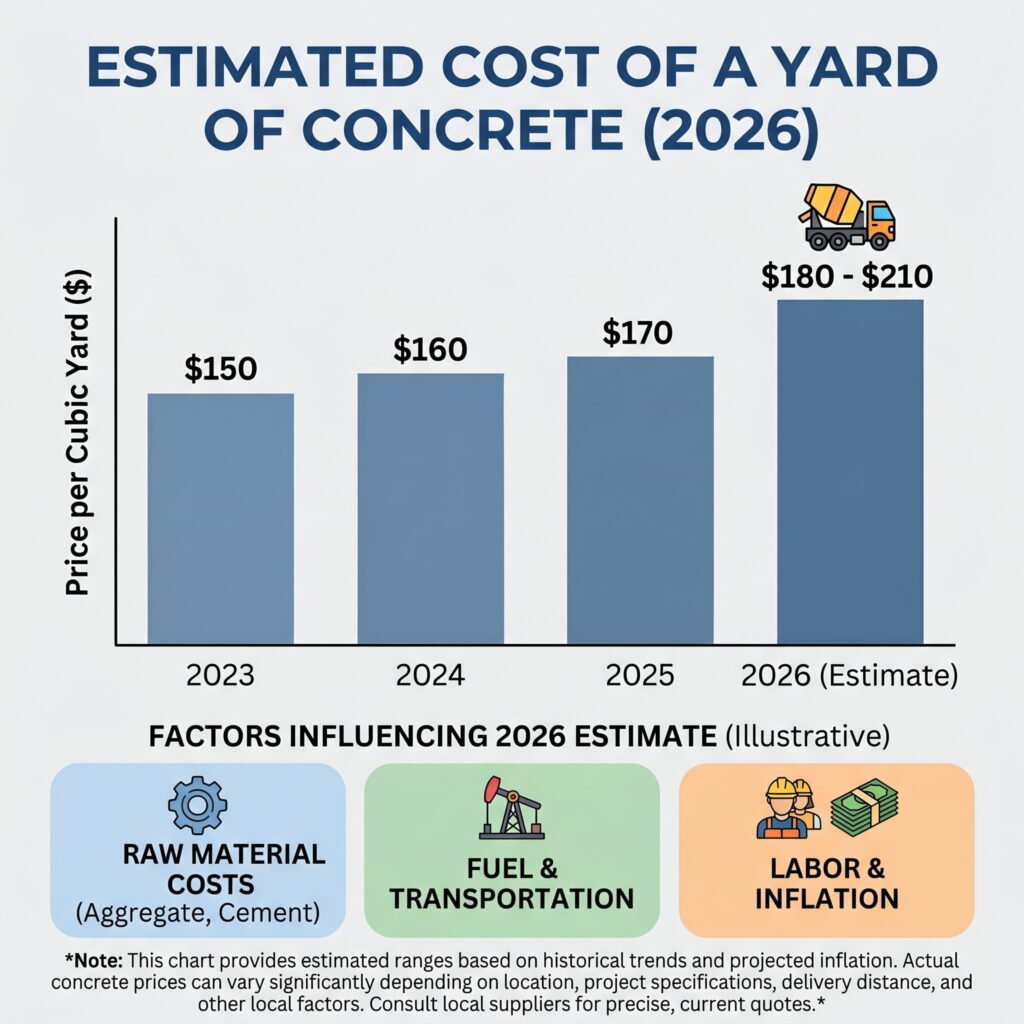 How Much Does a Yard of Concrete Cost in 2026?