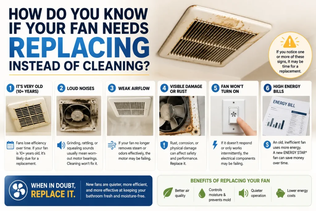 How Do You Know If Your Fan Needs Replacing Instead of Cleaning?